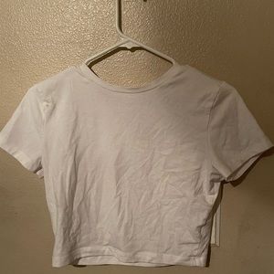 White Crop Top